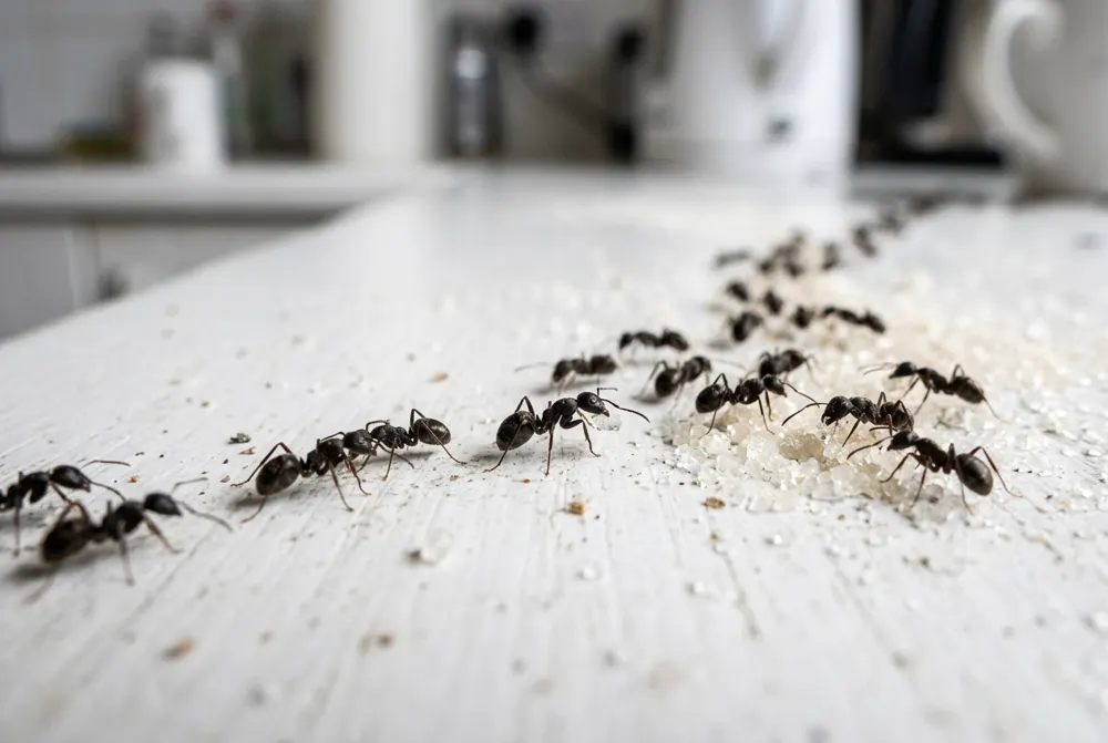 Fourmi noire des jardins (Lasius niger) — photo d'identification
