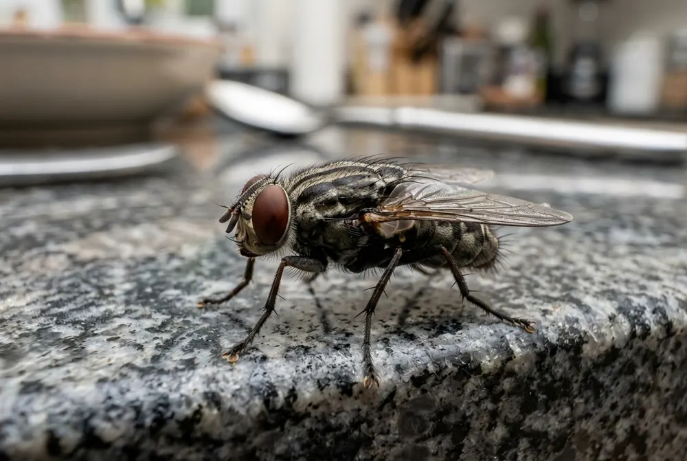 Mouche domestique (Musca domestica) — photo d'identification